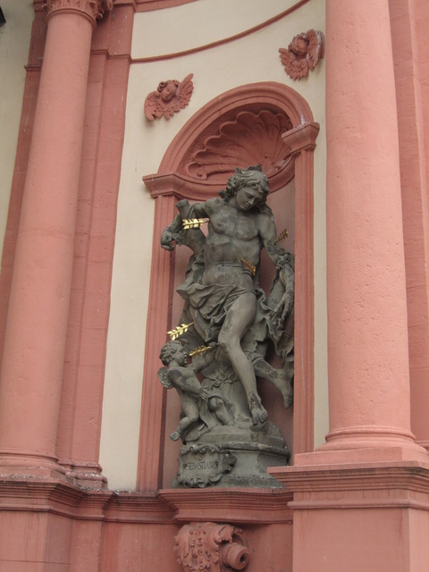 Sculpture. It has been redone recently