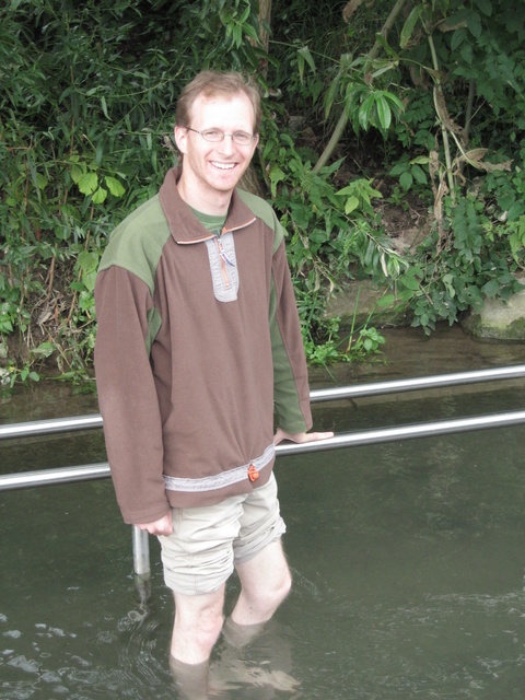 Jesse in therapeutic water