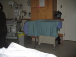 Our first delivery room in the Cedar wing of BC Women's Hospital