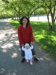 Strolling at the park