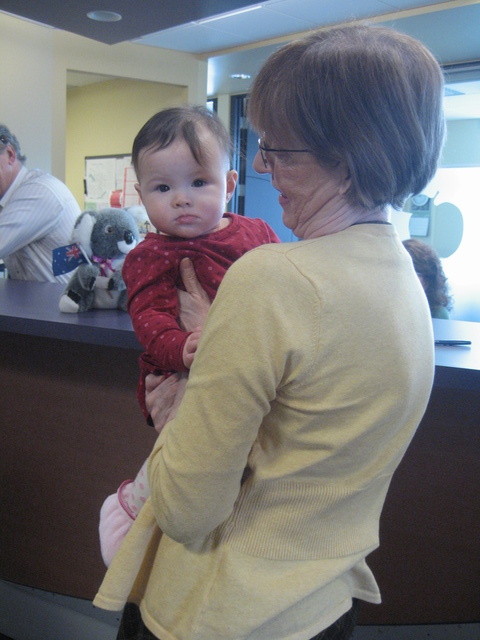 Haley @ Grandma's office