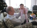 Grandad with Haley