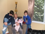Haley with cousin Gavin & Cameron