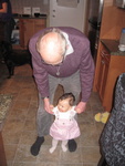 Walking with Grandpa