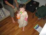 Haley at the KL apartment