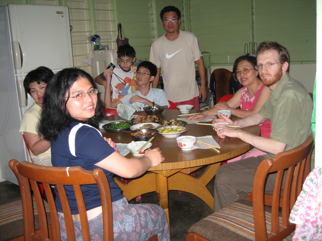 Dinner with Jin's cousin