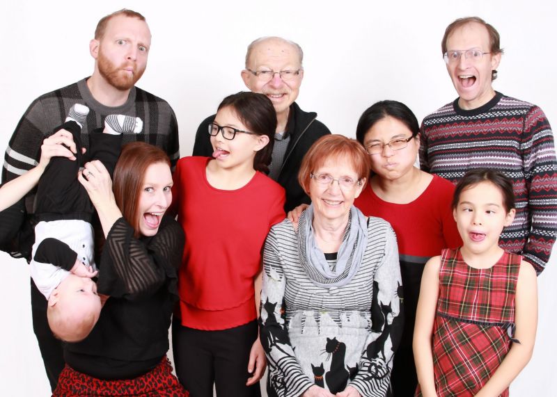 Malm Family Silly Faces
